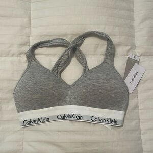 Calvin Klein bralette.